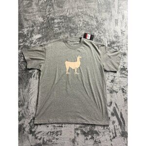 Nike SB Shirt Mens Large Gray Llama Graphic Skateboarding Tee DD1298-063 New